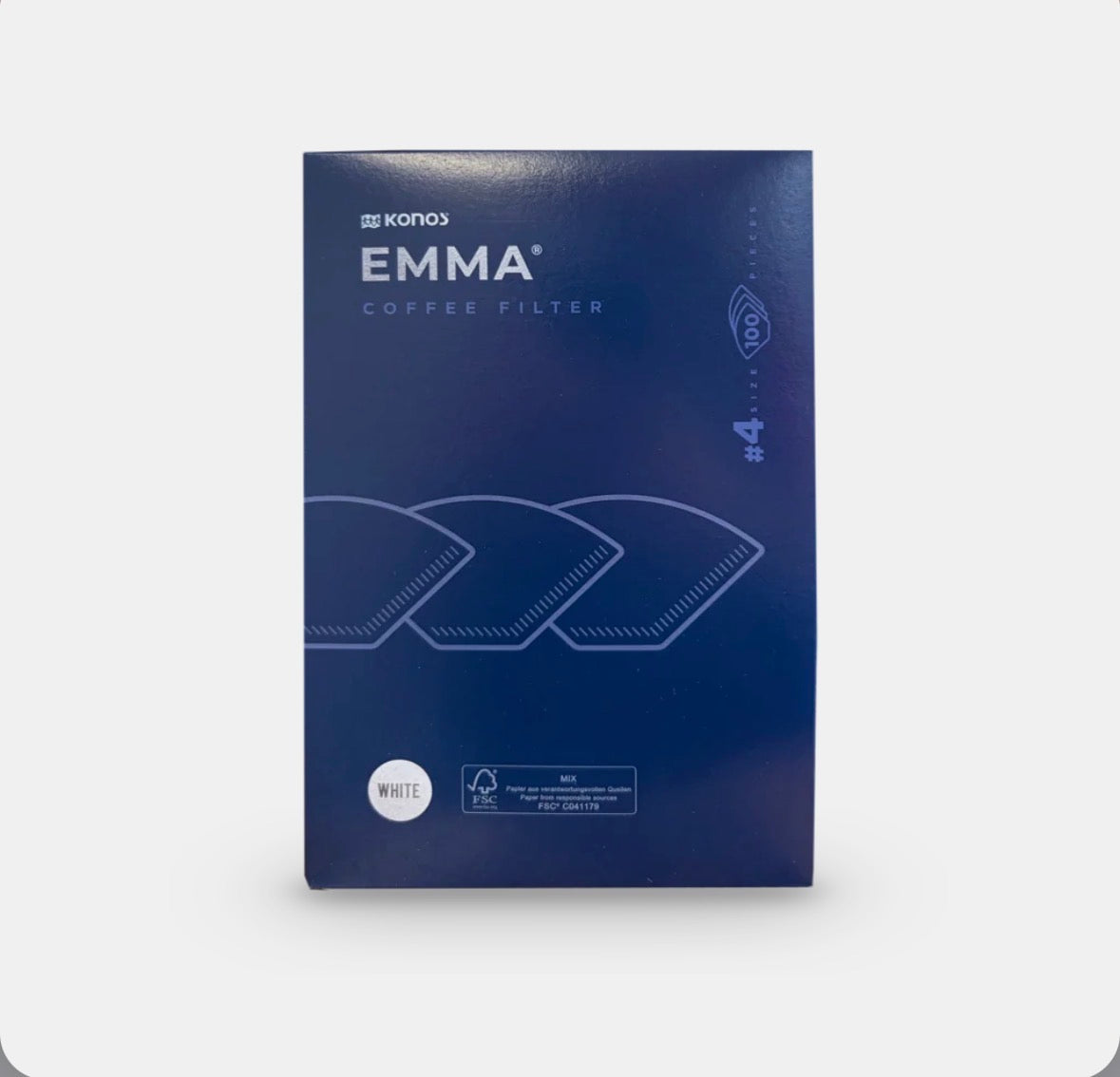 Konos Emma Size 4 Filter Papers (100)